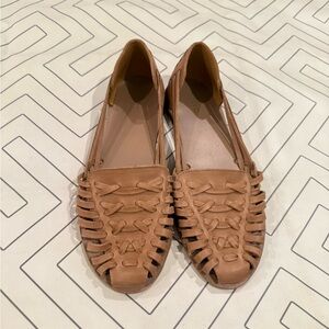 Nisolo Leather Woven Flats